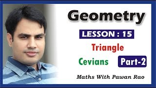 Cevians of Triangles in Hindi amp English  Problems amp Solutions for SSC  Lesson  15  Part 2 [upl. by Burack]