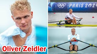 Paris Olympics 2024  Oliver Zeidler wins gold Medal in the mens single sculls at Paris 2024 [upl. by Ahtivak]