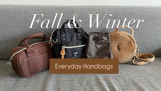 My Everyday handbags FallampWinter 🍂❄️ [upl. by Fulbright271]