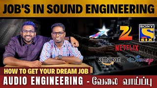 Job Opportunities for Sound Engineers amp Audio Engineers  Sound Engineering in Chennai [upl. by Ihteerp]