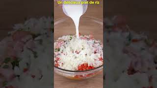 Un délicieux plat de riz recettefacile recetterapide cuisine food recipe astuce best [upl. by Blanca964]