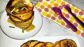 How to make THE BEST OVERRIPE PLANTAIN PANCAKE  Pancake recipe  Esys Treat [upl. by Netsirt]