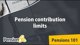 Pension contribution limits  Pensions 101 [upl. by Paddie24]