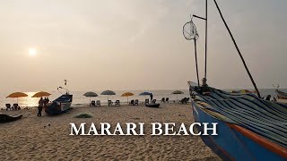 Marari beach  Offbeat beach of Alleppey  Mullakkal Rajarajeswari Temple  Kerala tour [upl. by Roobbie]