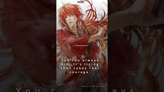 Top Rurouni Kenshin Quote by Himura Kenshin  Inspirational Anime Wisdom [upl. by Aham]