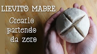 LIEVITO MADRE come crearlo partendo da zero [upl. by Yggam]