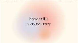 BRYSON TILLER SORRY NOT SORRY  COPYRIGHT FREE COPYRIGHT FREE MUSIC [upl. by Aznola]