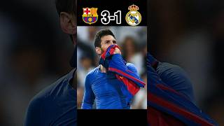 Barcelona vs Real Madrid Laliga 1617 football shorts [upl. by Ennahgiel]