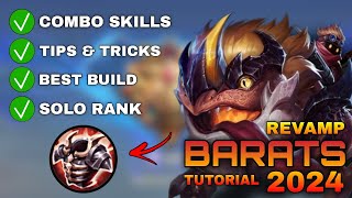 REVAMPED BARATS Tutorial amp Guide 2024 English Combo Skills Best Build Tips amp Tricks  MLBB [upl. by Paver]