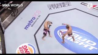 UFC Edson Barboza spinning heel kick KO [upl. by Byran]