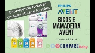 Bicos e Mamadeira AVENT PÉTALA  Quais as diferenças [upl. by Lladnew]