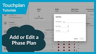 Add or Edit a Phase Plan [upl. by Kurt]