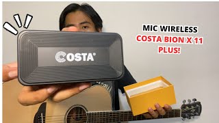 REVIEW COSTA BION X 11 PLUS Mic Wireless Low Budget [upl. by Chun]