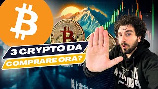 Previsioni Crypto 3 da COMPRARE SUBITO e 1 da VENDERE  Trading Plan Settimanale [upl. by Brnaba633]