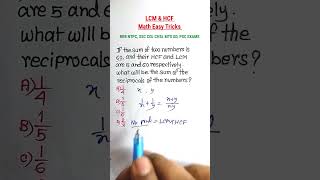 LCM And HCF  LCM HCF math tricks lcm for RRB NTPC SSC CGL CHSL MTS Exams [upl. by Lowrance760]