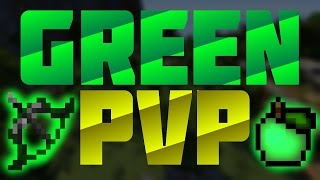 Minecraft PvP Resource Pack GreenPvP 17X 18X  Review [upl. by Aicilev]