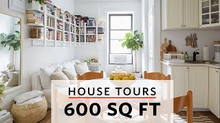 A Family of Five’s 600 Square Foot Apartment  House Tours [upl. by Gibbeon]