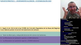 78  Supuesto Práctico 12  Ayto de Alcorcón  C2 Estabilización  2023 [upl. by Nwahsed]