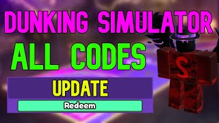 ALL Dunking Simulator CODES  Roblox Dunking Simulator Codes July 2023 [upl. by Atnim619]