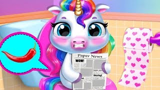 Fun Newborn Pony Care Game  My Baby Unicorn  Play Fun Pet Care amp Dress Up Mini Games For Kids [upl. by Ecirtnahs]