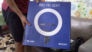 COMPREI UMA RING LIGHT PROFISSIONAL [upl. by Nawuj]