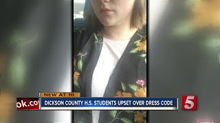 Some Dickson Co HS Students Upset About Dress Code Enforcement [upl. by Legra]