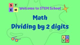 Math  Dividing by 2 digits [upl. by Neau]