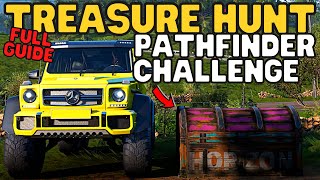 FH5How to complete Treasure hunt THE PATHFINDER CHALLENGEPathfinder Accoladestreasure location [upl. by Briant]