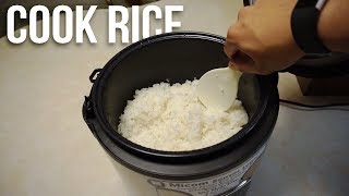 How to Cook Rice in a Rice Cooker EASY [upl. by Nisa]