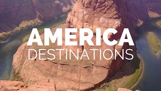 25 Most Beautiful Destinations in America  Travel Video [upl. by Asia719]