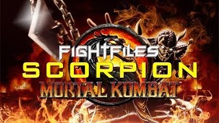 SCORPION GUIDE  Mortal Kombat 9 Moveset Techniques amp Strategy [upl. by Nahamas]