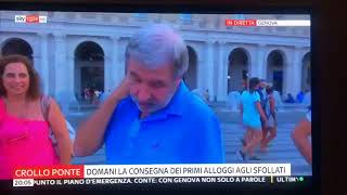 «Scusi lei è genovese» «Sono il sindaco veda un po lei» La gaffe della giornalista di Sky [upl. by Lanti598]