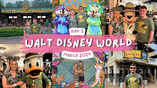 WALT DISNEY WORLD 🏰 Day 3  Animal Kingdom Tusker House Flight of Passage • March 2024 [upl. by Oahc]