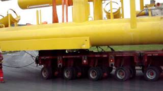 Subsea 7 Towhead Moved by ALE Heavy Lift [upl. by Petrie696]