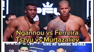 Ngannou vs Ferreira amp Tszyu vs Murtazaliev [upl. by Ellerud]