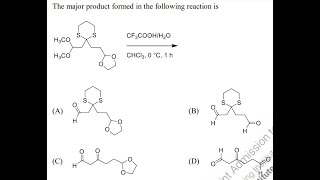 Q39‖ Protection of OH group by acetalketal formation ‖ Deprotection of acetalketal by hydrolysis [upl. by Aitak]