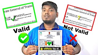 ITI छात्र अपना सर्टिफिकेट जल्दी देखो 😲❓ NCVT Certificate Signature Verification ✅ dgtnotice [upl. by Jacquelynn]