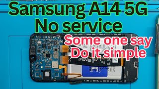 Samsung A14 5G No Service Solution JYOTSNAMOBILECARE [upl. by Onileba]