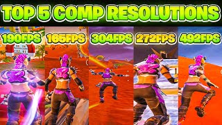 Best 5 Stretched Resolutions in Fortnite Season 3 INSANE FPS BOOST [upl. by Mable87]