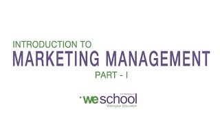 Marketing Management Lectures [upl. by Yerg]