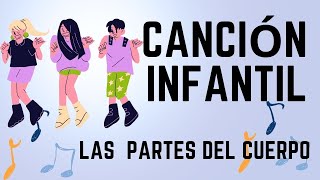 Canción Infantil de las Partes del Cuerpo para Niños 🎵👶 ¡A Bailar y Aprender [upl. by Kannry]