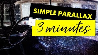 Simple Parallax Scrolling in 3 minutes with Stellarjs [upl. by Etrem402]