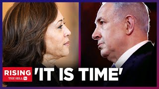 Netanyahu FUMING After Kamala Harris Calls For Gaza CEASEFIRE End To War [upl. by Ahsyak]