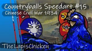 Countryballs Speedart 15  Chinese Civil War 1934 [upl. by Aihsilef]