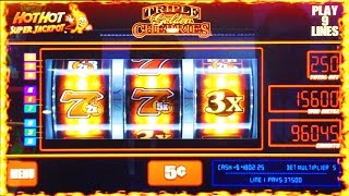 NEW Triple Golden Cherries slot machine G2E2015 SG [upl. by Atena]