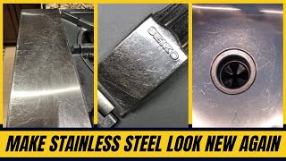 Best Way to Remove Scratches from Stainless Steel Easily [upl. by Novahc]