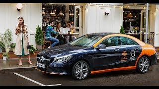 Обзор Mercedes CLAТест премиум каршеринга Belkacar Тестдрайв Мерседес CLA [upl. by Ahsikit]