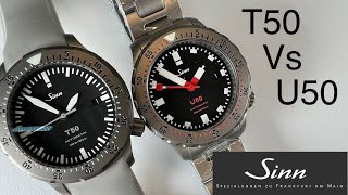 Sinn T50 Vs U50 [upl. by Jacie]