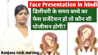 Face presentation lecture in hindi  lie position amp denominator  anterior posterior and lateral [upl. by Edwin]