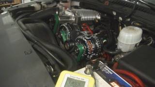 Supercharged Cadillac Escalade  2 New Chrome Mechman High Output Alternators [upl. by Reivaz]